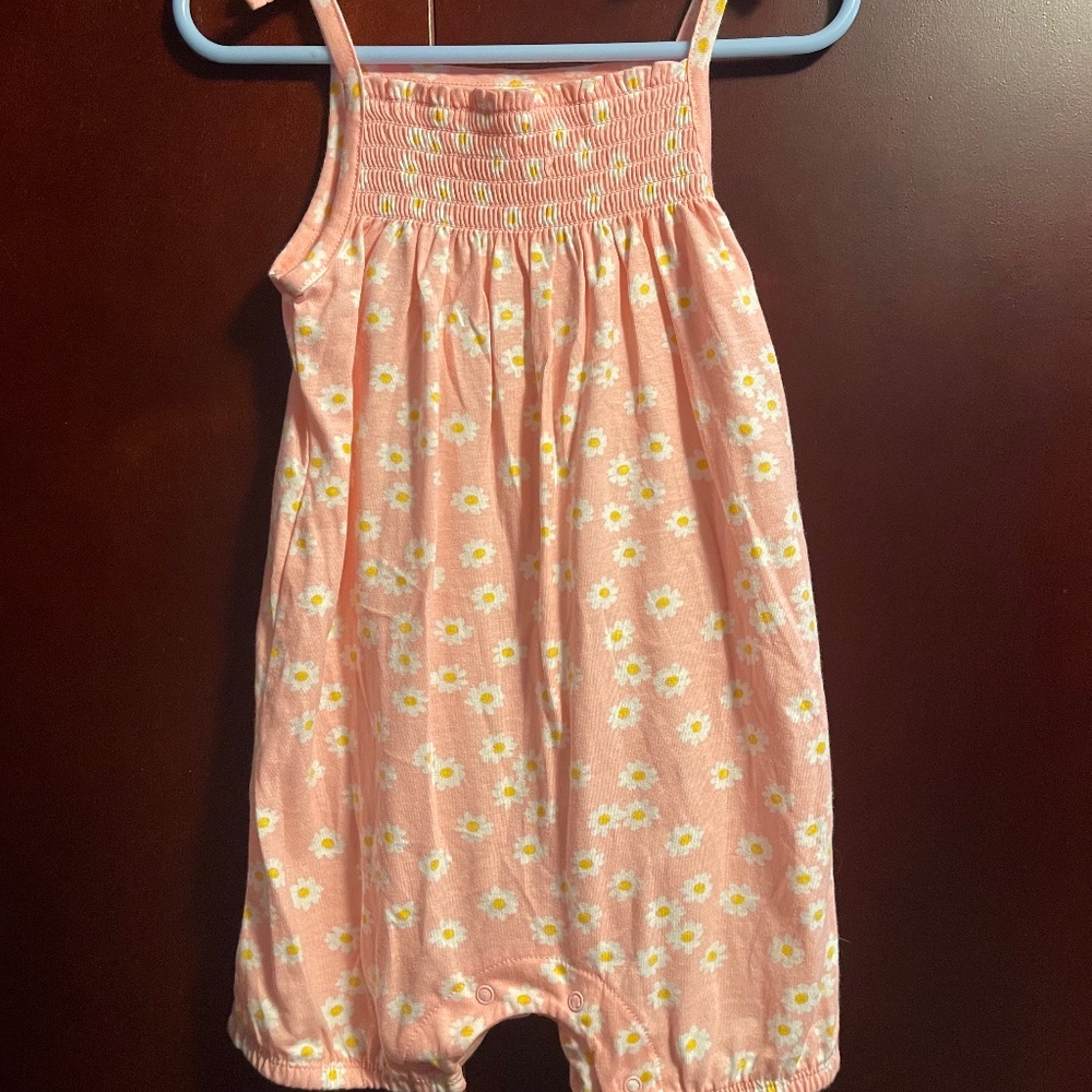 NWOT Baby Place baby girl flower short romper